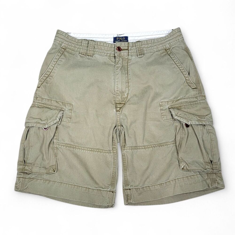 Polo Ralph Lauren Cargo Shorts Men's 33 Classic Fit Mountain Green Utility